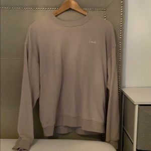 H&M sweater w/ the word “Love” (in cursive)